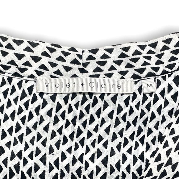 Anthropology Violet + Claire Geometric Print Blouse - Picture 4 of 11